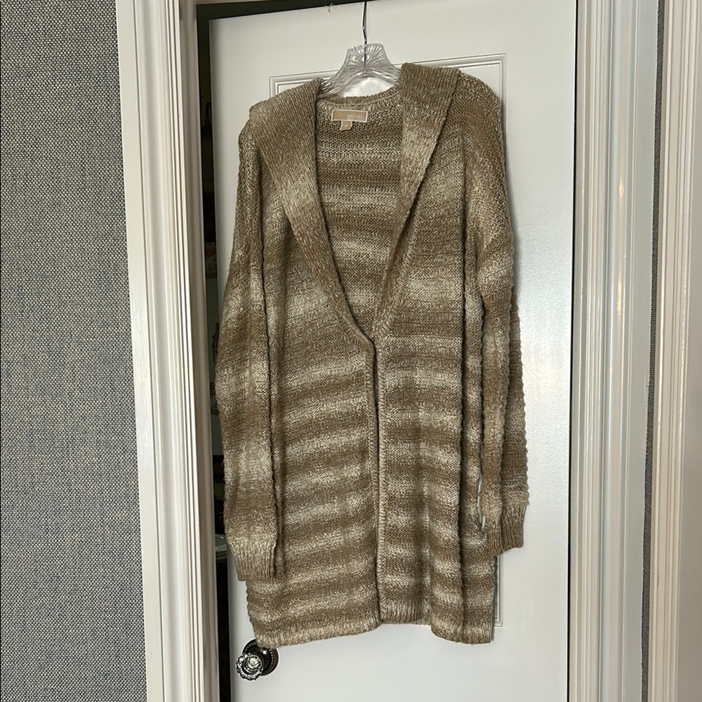 Michael Kors Tan Cardigan Sweater